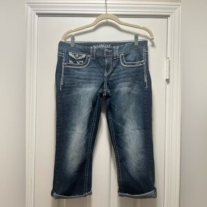 Maurice’s Denim Blue Jean Capri Pants size 7/8